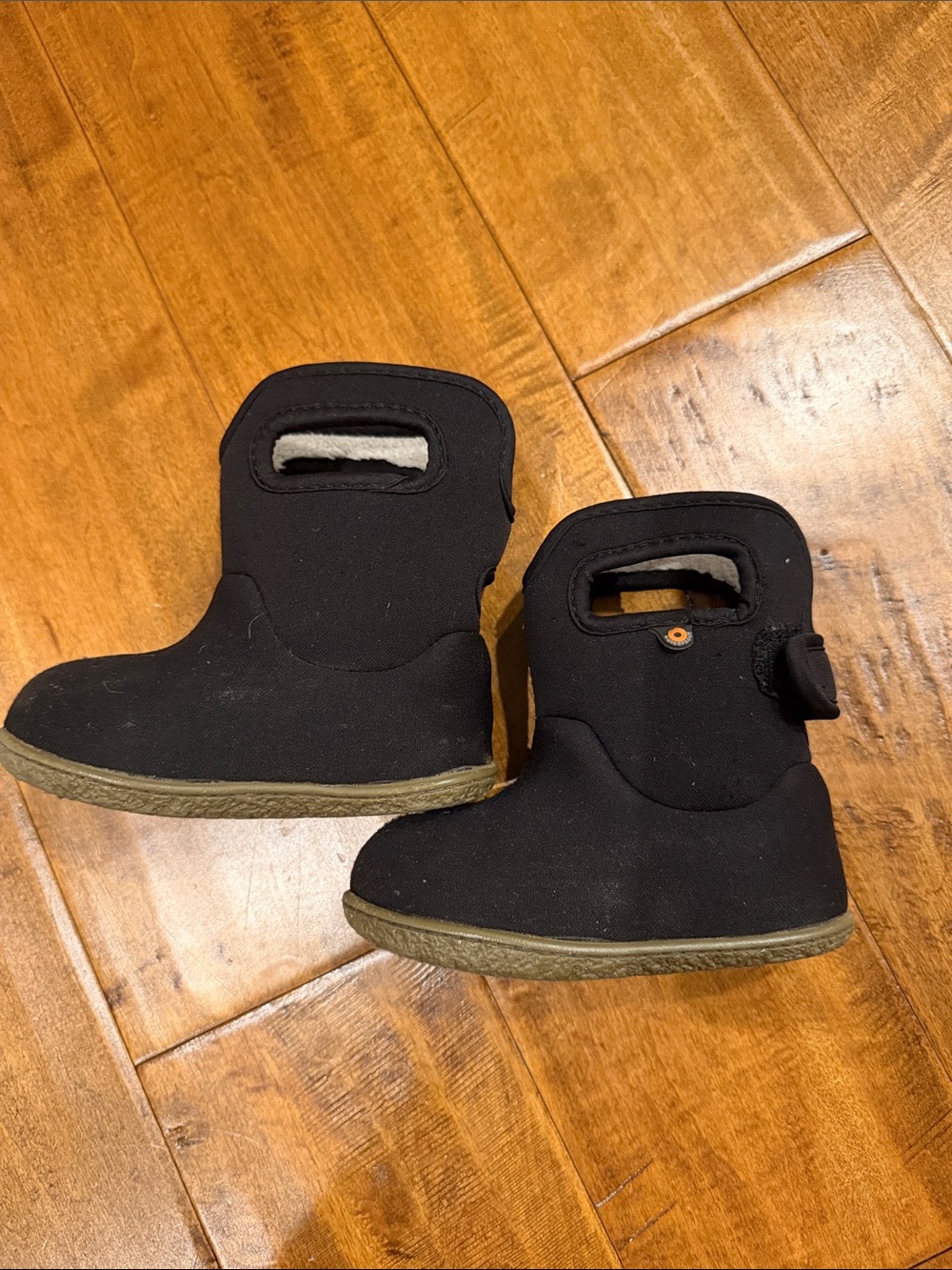 Bogs Black Kids Pull-On Insulated Boots